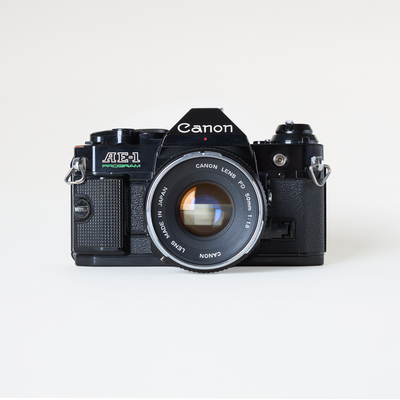 Black Canon AE-1 Program | Chrome Nose 1.8 50m Lens