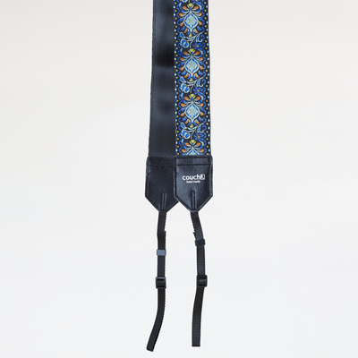 Couch Camera Strap : Electric Blue Hendrix