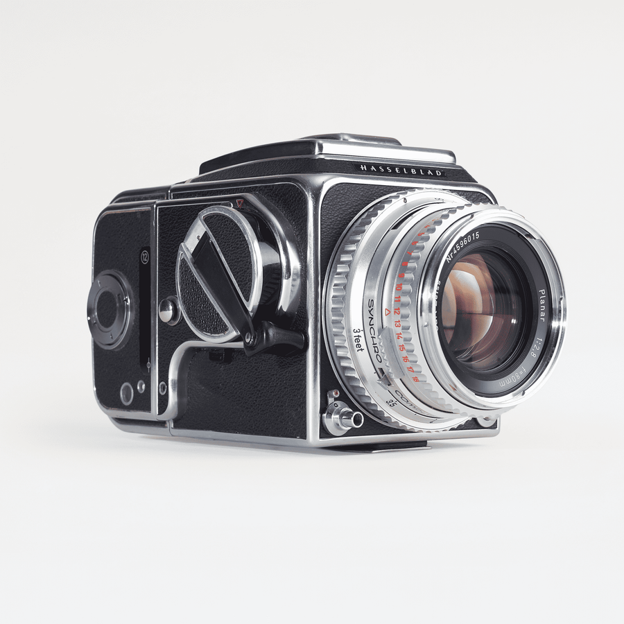 Hasselblad 500C (modified screen holder) + Planar 2/8/80mm C | Fully Refurbished
