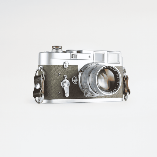 Leica M3 (Green leather, Single Stroke) + Summicron 50mm F/2 | CLA'd
