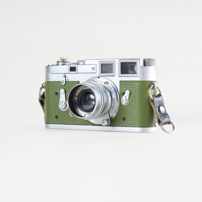 Leica M3, Single Stroke + Elmar 35mm F/3.5 | CLA'd (Green Leather)