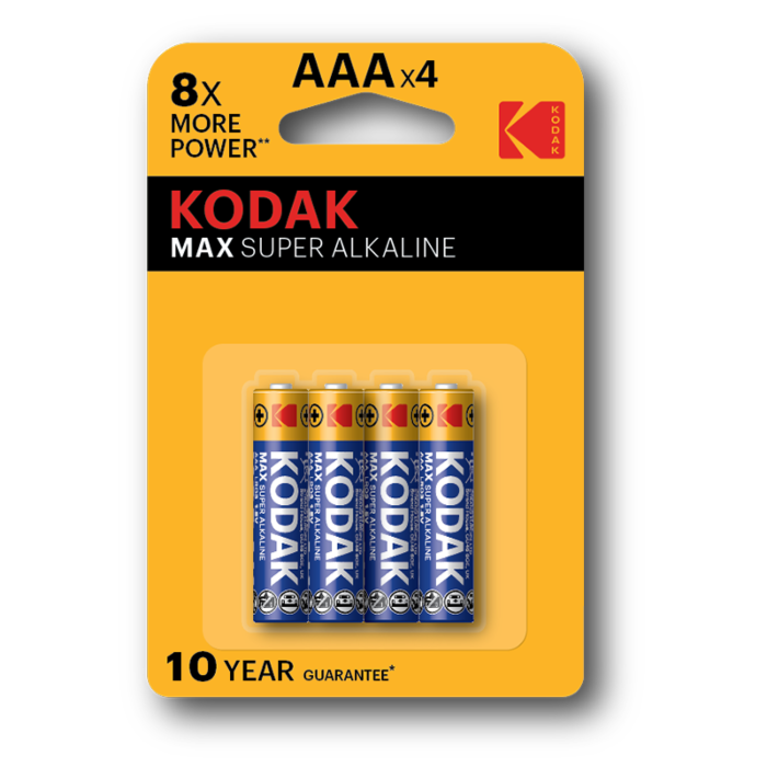Kodak AAA 4 Pack