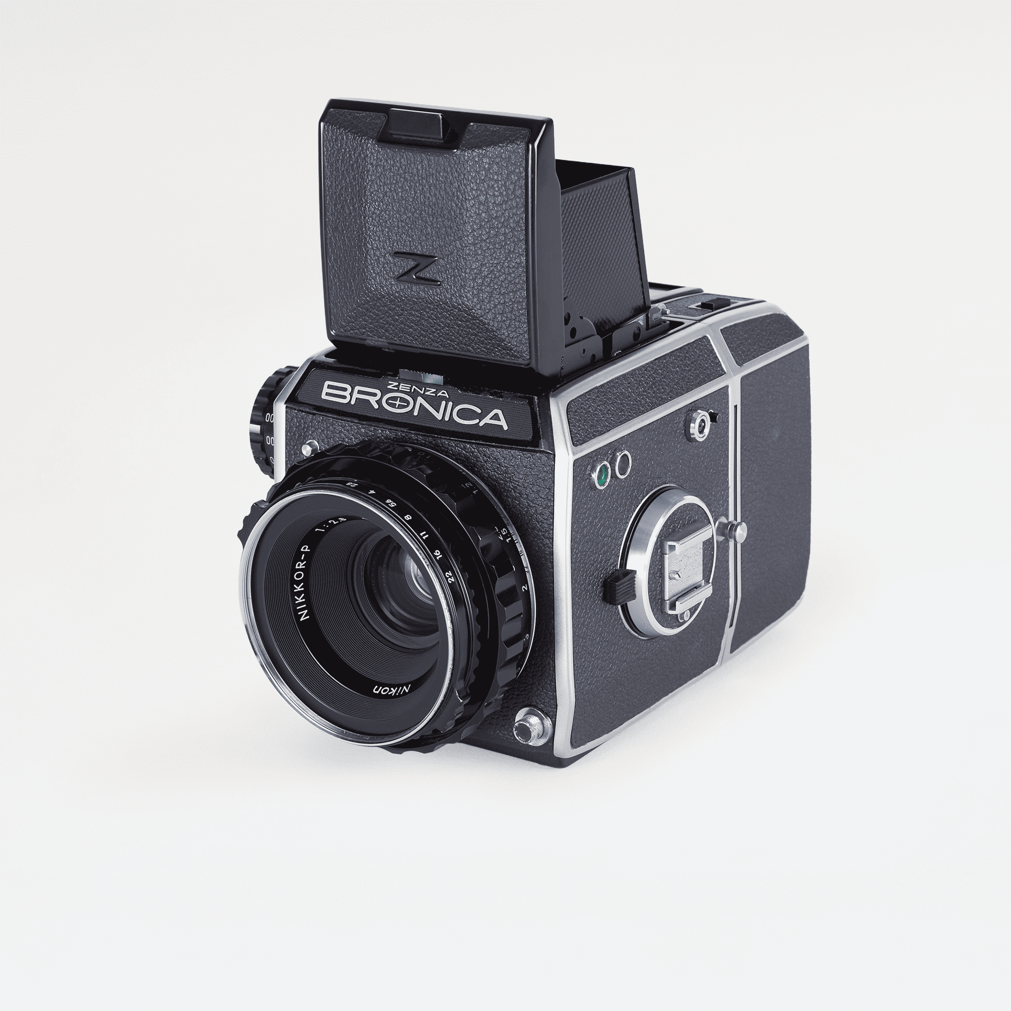 美品】ZENZA BRONICA EC，Nikon NIKKOR-P 1:2.8 f=75mm 中盤フィルム