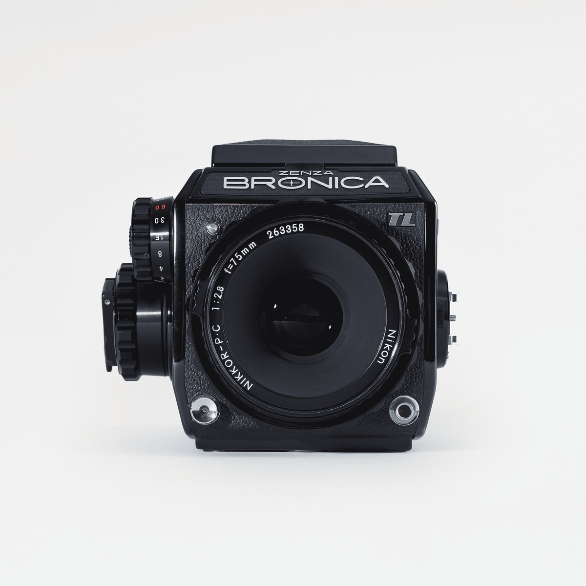 Zenza Bronica EC-TL - Nikon 2.8 75mm – Brooklyn Film Camera Zenza Bronica EC-TL - Nikon 2.8 75mm – Brooklyn Film Camera