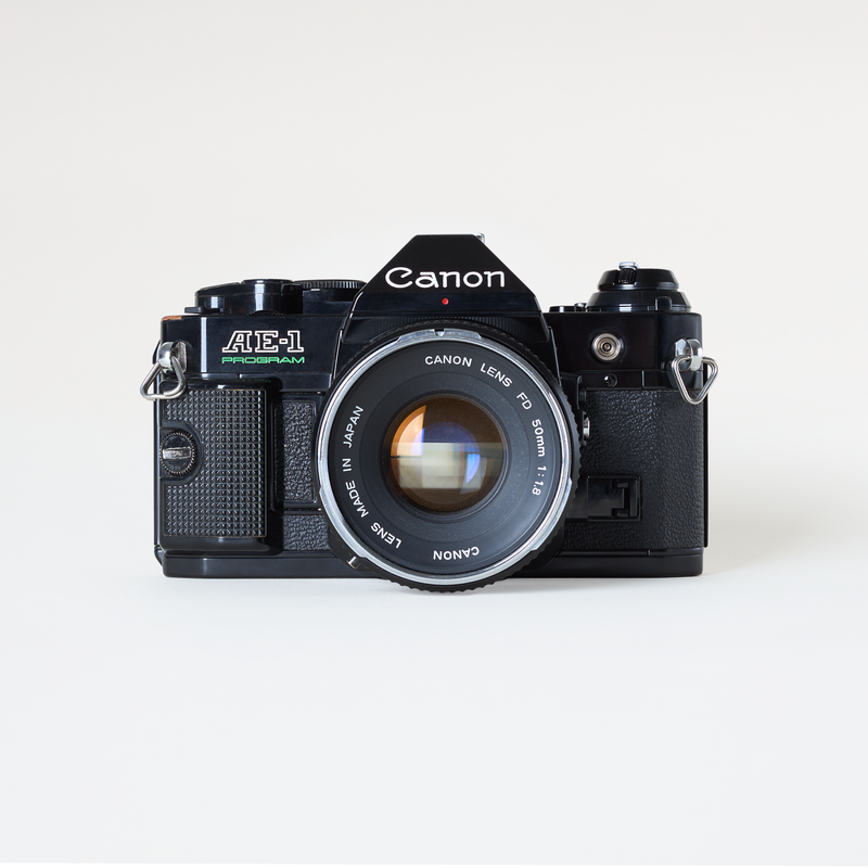 Black Canon AE-1 Program | Chrome Nose 1.8 50m Lens