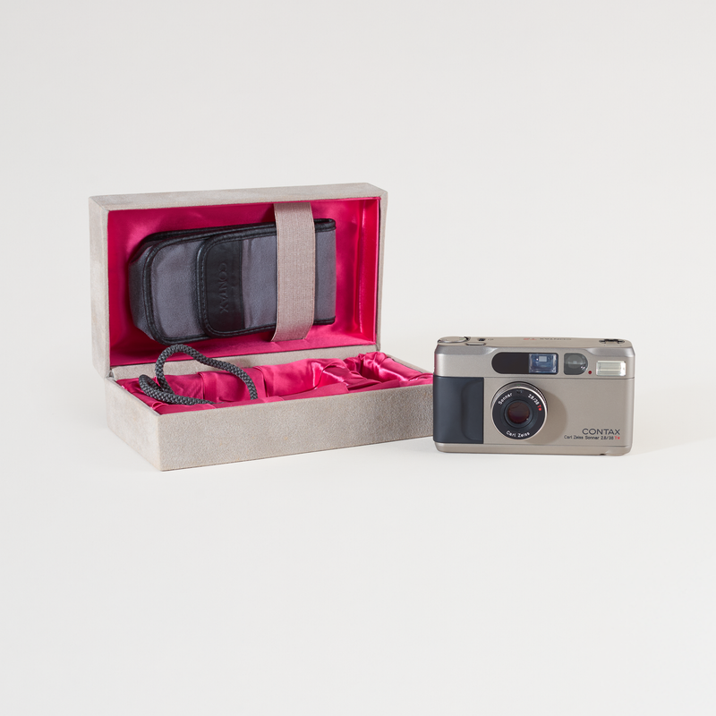 Mint Contax T2 in Case & Box