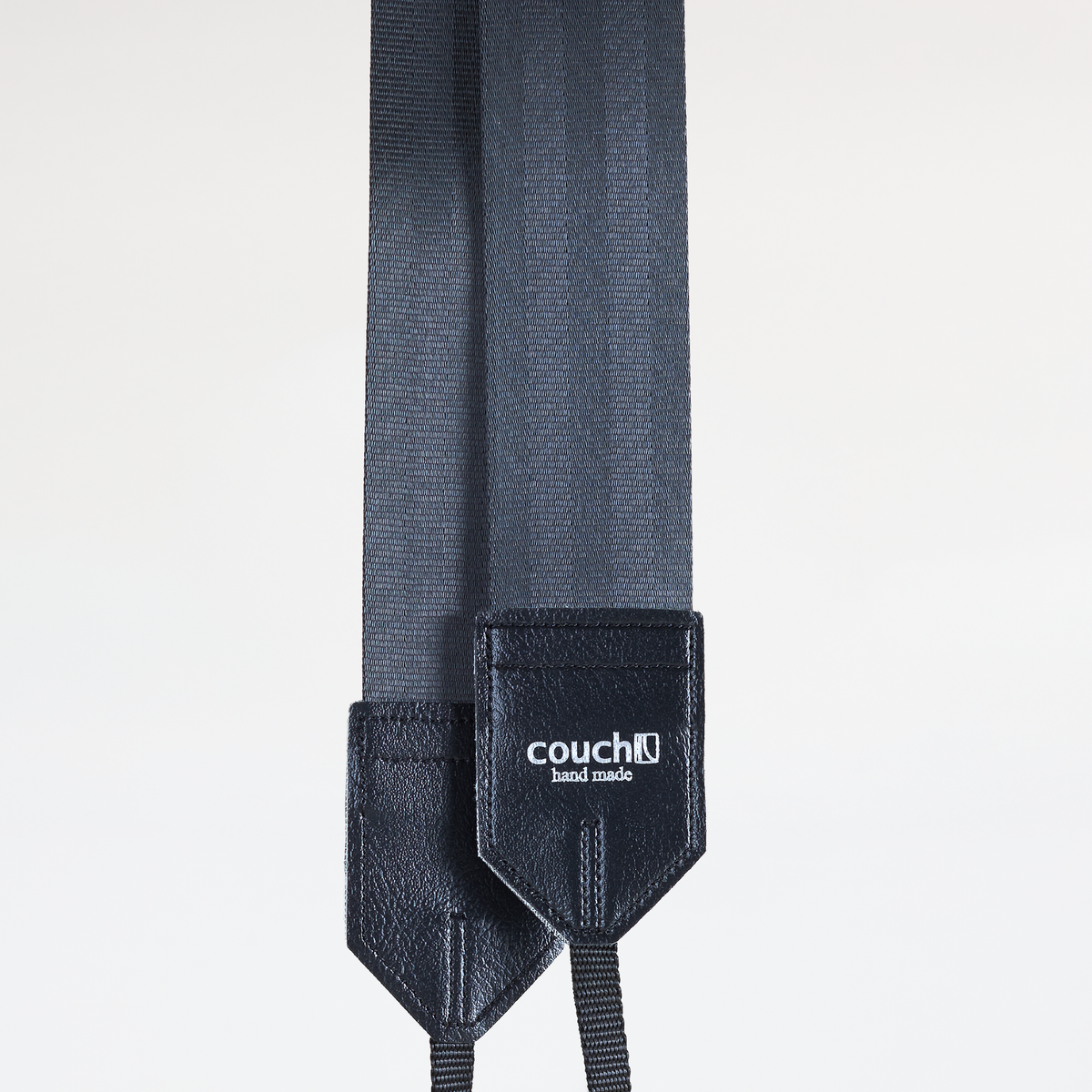Couch Camera Strap | Recycled Black Seatbelt