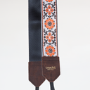 Couch Camera Strap | Cork and Orange Flowers