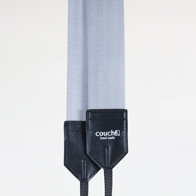 Couch Camera Strap | Recycled Industrial Silver Seatbelt