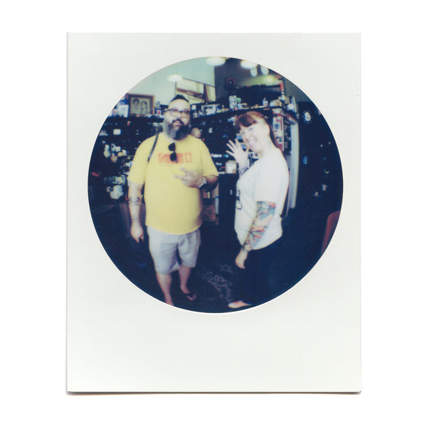 Shot with the Fisheye Lens on Polaroid film by Kyle Depew