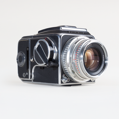 Hasselblad 500C (modified screen holder) + Planar 2/8/80mm C | Fully Refurbished