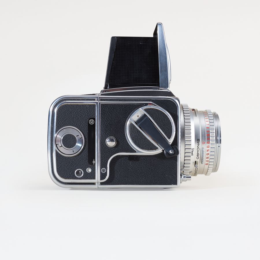 Hasselblad 500C (modified screen holder) + Planar 2/8/80mm C | Fully Refurbished