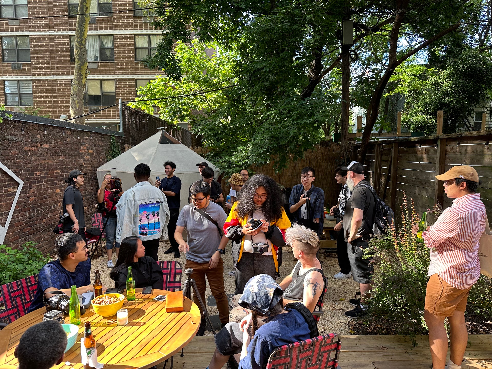 The Backyard at Brooklyn Film Camera