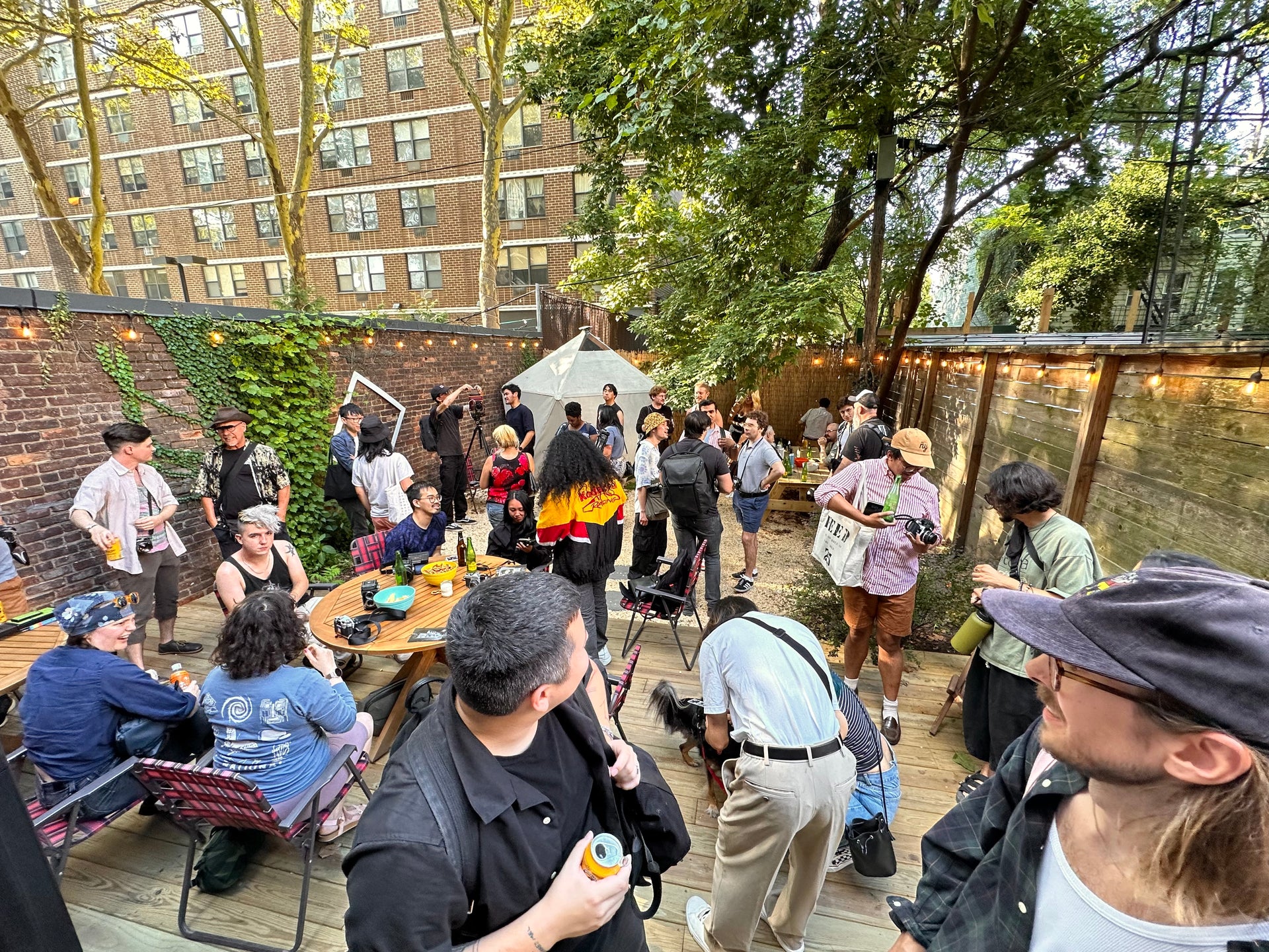 The Backyard at Brooklyn Film Camera