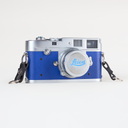 Leica M2, Single Stroke + Elmar 50mm 2.0 CLA'd - Blue Leather