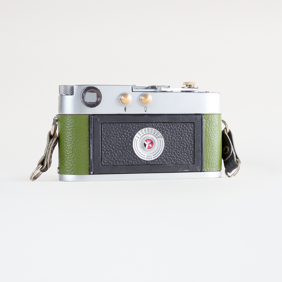 Leica M3, Single Stroke + Elmar 35mm F/3.5 | CLA'd (Green Leather)