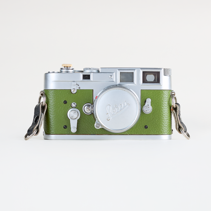 Leica M3, Single Stroke + Elmar (Collapsible) 50mm F/2.8 | CLA'd (Green Leather)