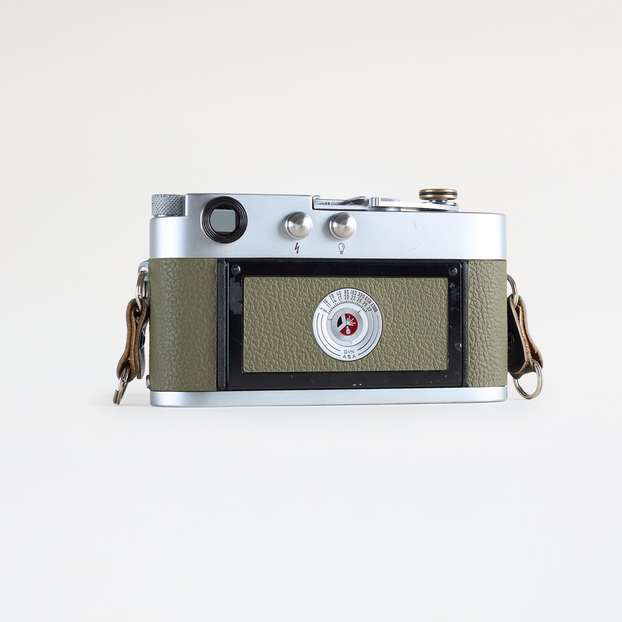 Leica M3 (Green leather, Single Stroke) + Summicron 50mm F/2 | CLA'd