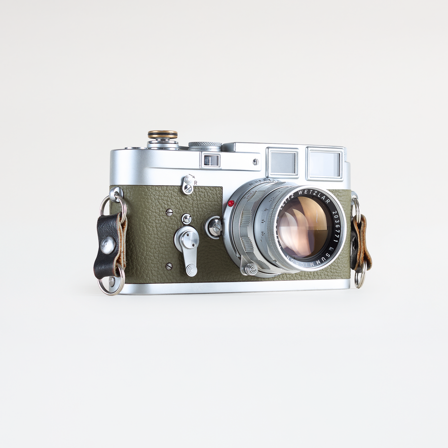 Leica M3 (Green leather, Single Stroke) + Summicron 50mm F/2 | CLA'd