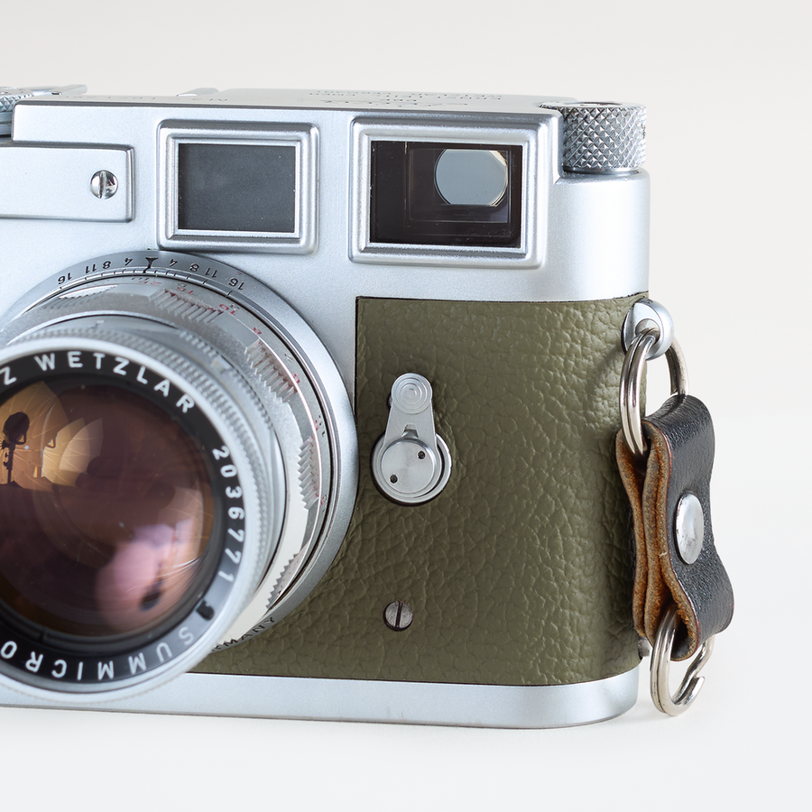 Leica M3 (Green leather, Single Stroke) + Summicron 50mm F/2 | CLA'd