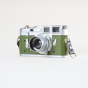 Leica M3, Single Stroke + Elmar 35mm F/3.5 | CLA'd (Green Leather)