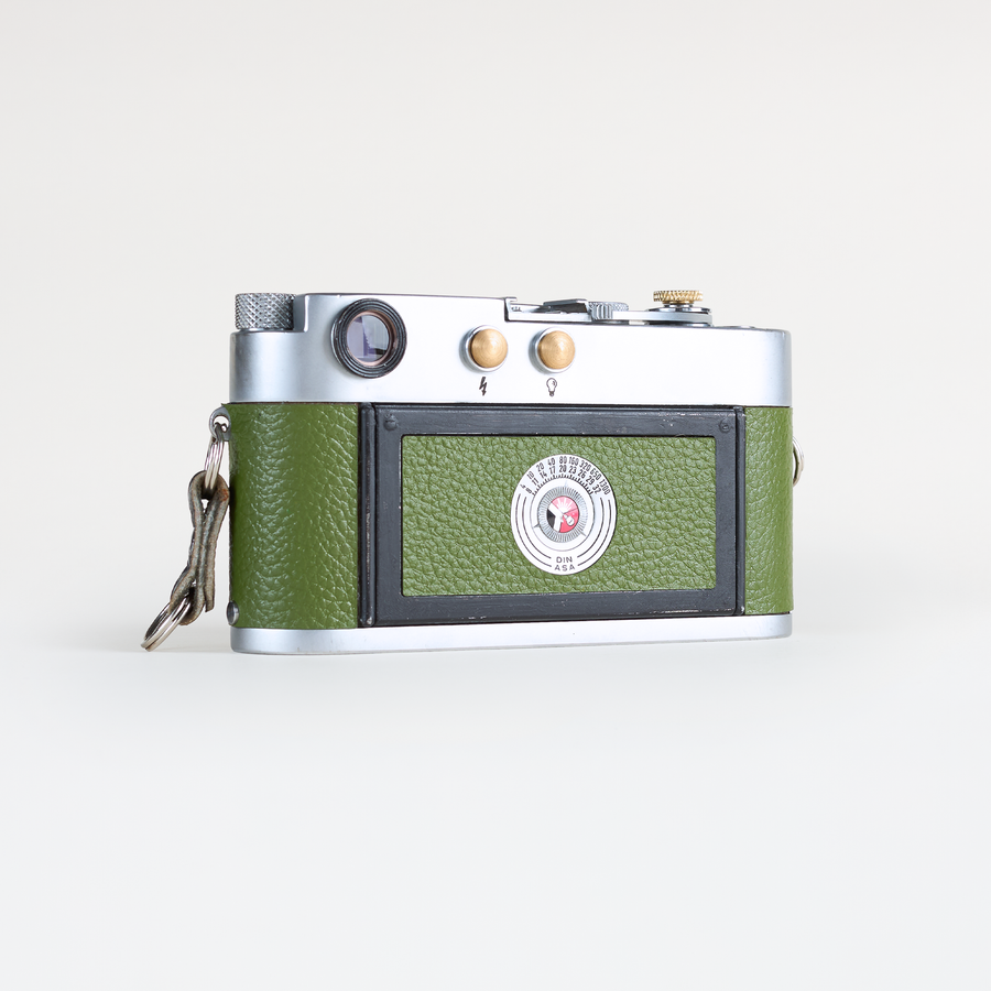 Leica M3, Single Stroke + Elmar (Collapsible) 50mm F/2.8 | CLA'd (Green Leather)