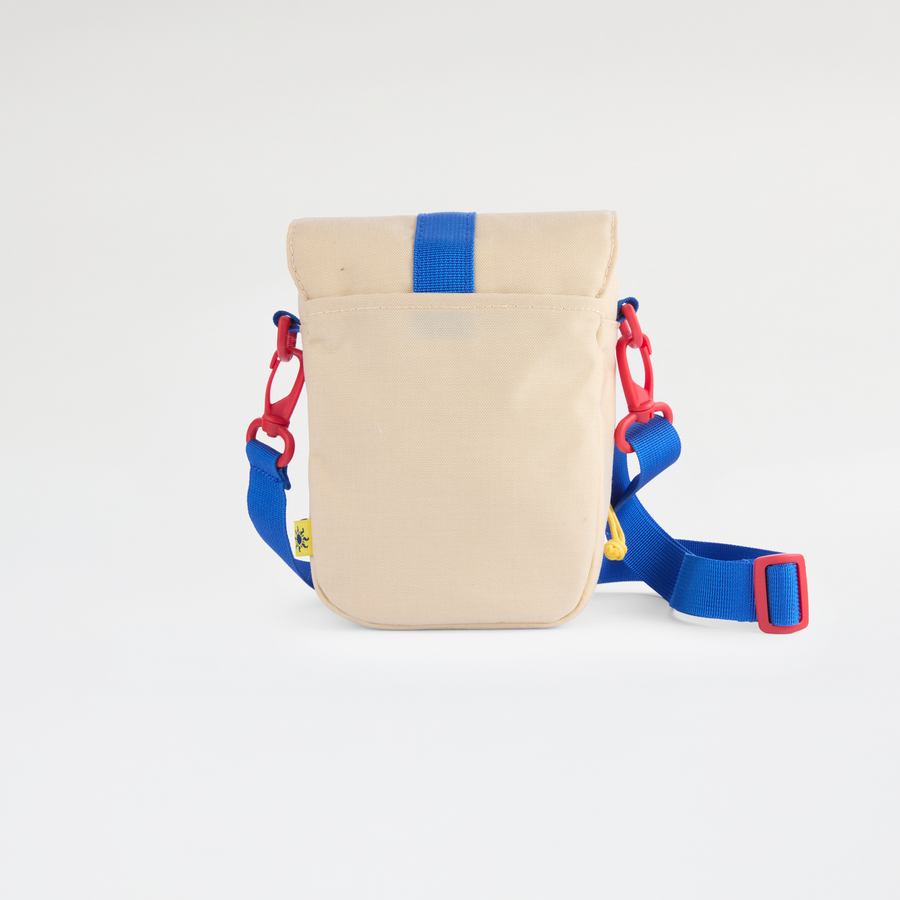 Long Weekend Crossbody Bag in Cream, back