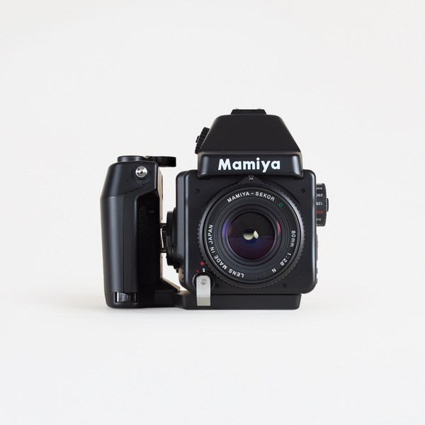 Mamiya 645E with 80mm f/2.8 N and GN401 Grip