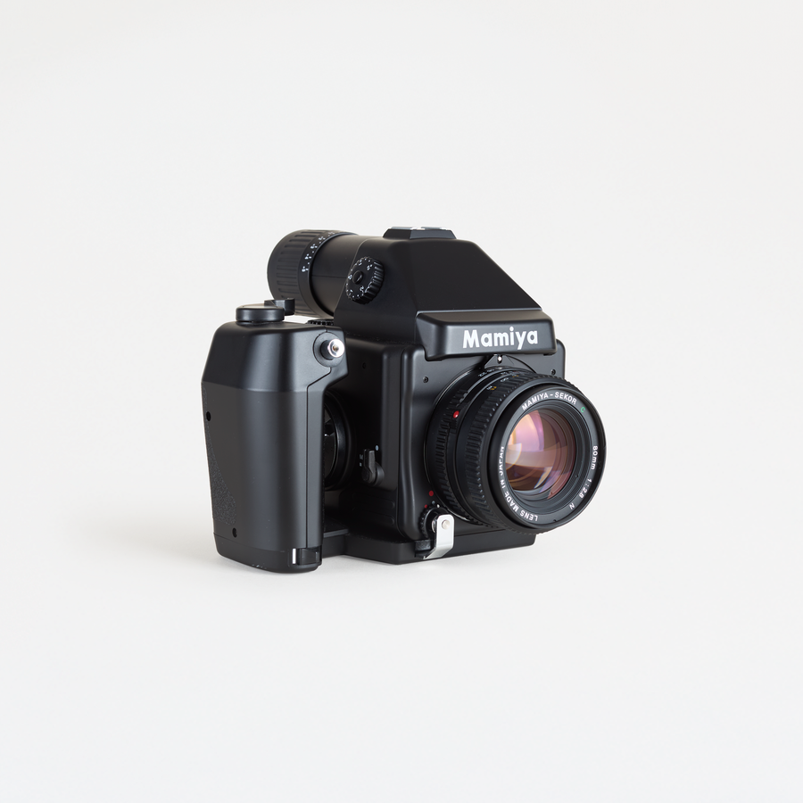 Mamiya 645E with 80mm f/2.8 N and GN401 Grip – Brooklyn Film Camera Mamiya 645E with 80mm f/2.8 N and GN401 Grip – Brooklyn Film Camera