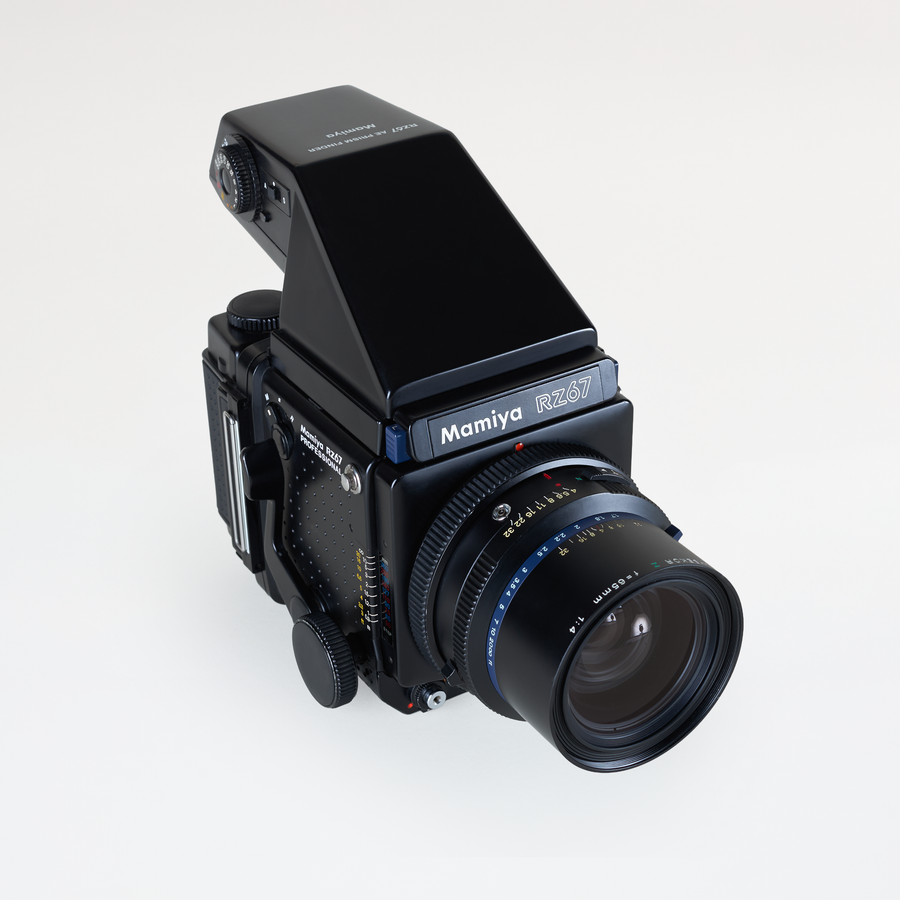 Mamiya RZ67 Pro | AE Prism Finder & 65mm 1/4 Lens – Brooklyn Film Mamiya RZ67 Pro | AE Prism Finder & 65mm 1/4 Lens – Brooklyn Film