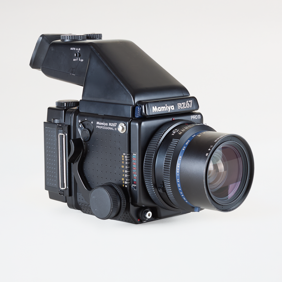 Mamiya RZ Pro II + AE Prism Finder + 65mm