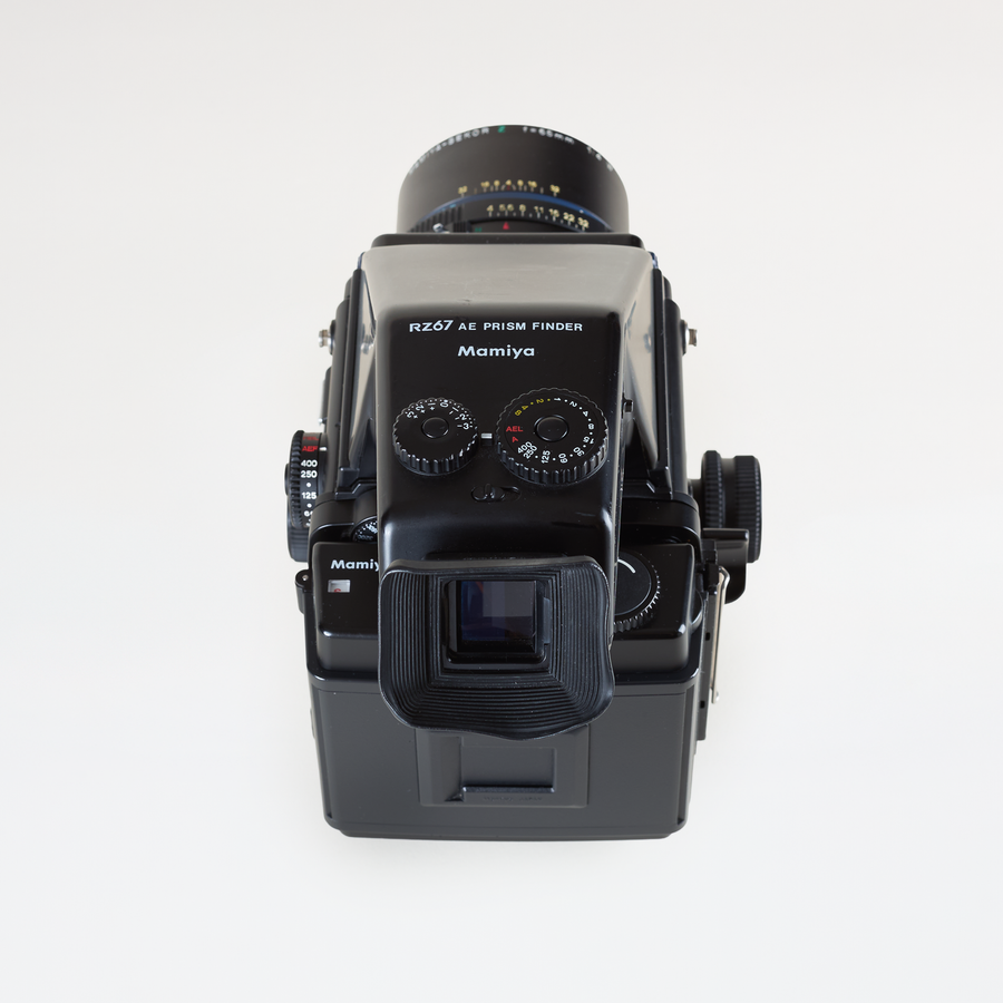 Mamiya RZ Pro II + AE Prism Finder + 65mm