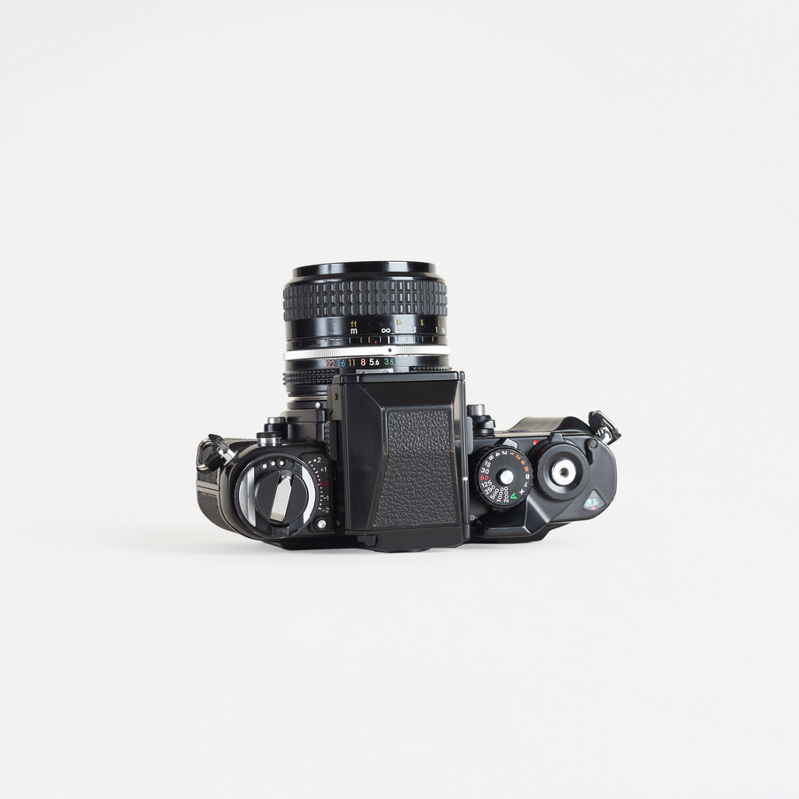 Nikon F3 with 28mm f/3.5 Lens