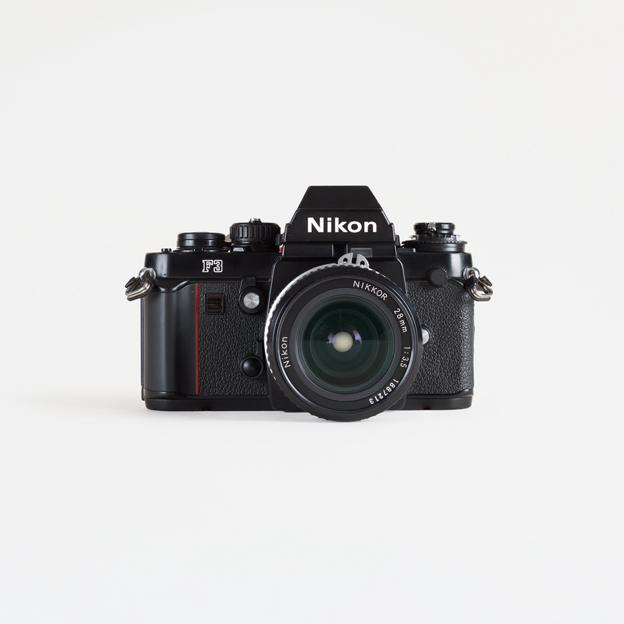 Nikon F3 with 28mm f/3.5 Lens