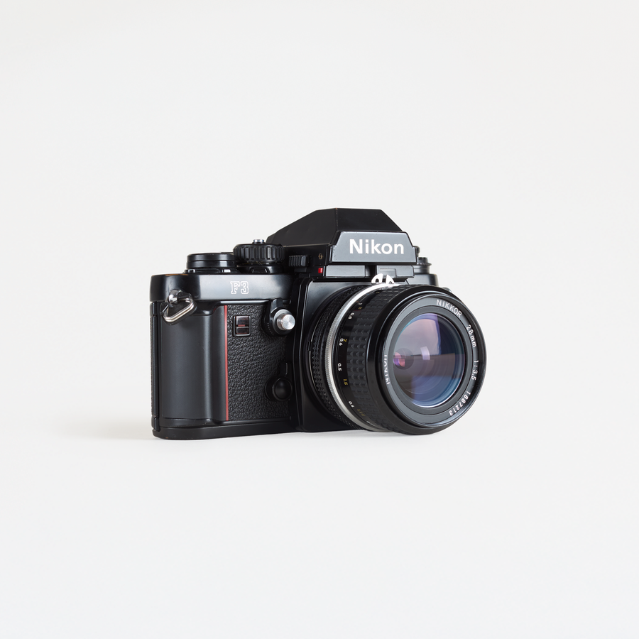 Nikon F3 with 28mm f/3.5 Lens