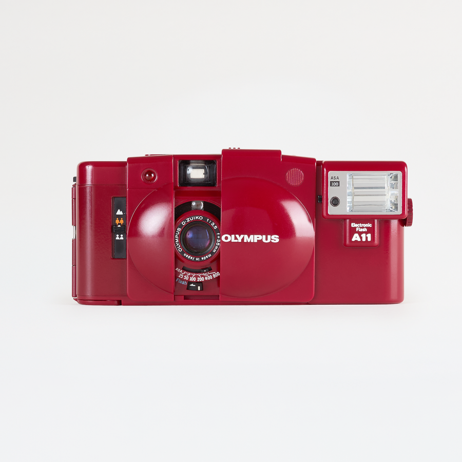 Olympus XA2 Cherry Red