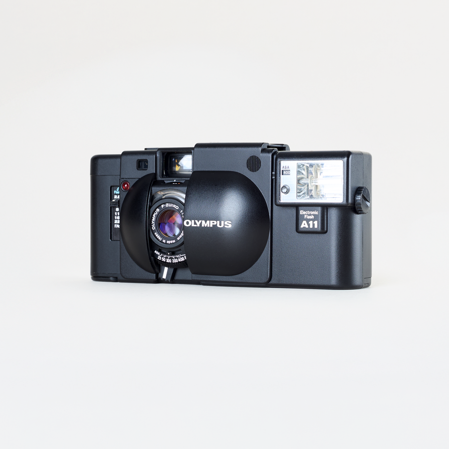 Olympus XA w/ A11 Flash – Brooklyn Film Camera Olympus XA w/ A11 Flash – Brooklyn Film Camera