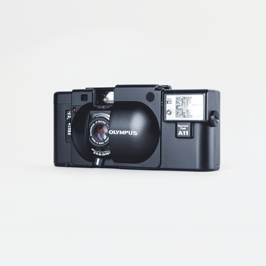 Olympus XA w/ A11 Flash – Brooklyn Film Camera Olympus XA w/ A11 Flash – Brooklyn Film Camera