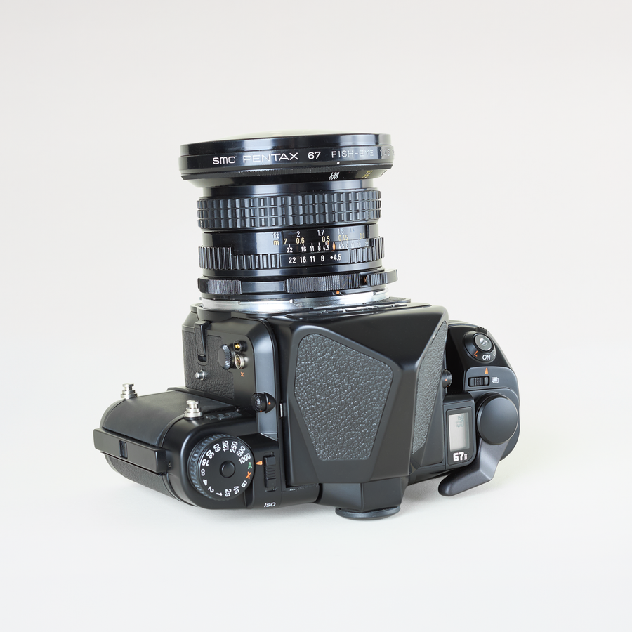 Pentax 67II With SMC Pentax Fish Eye 35mm F/4.5 – Brooklyn Film Camera Pentax 67II With SMC Pentax Fish Eye 35mm F/4.5 – Brooklyn Film Camera
