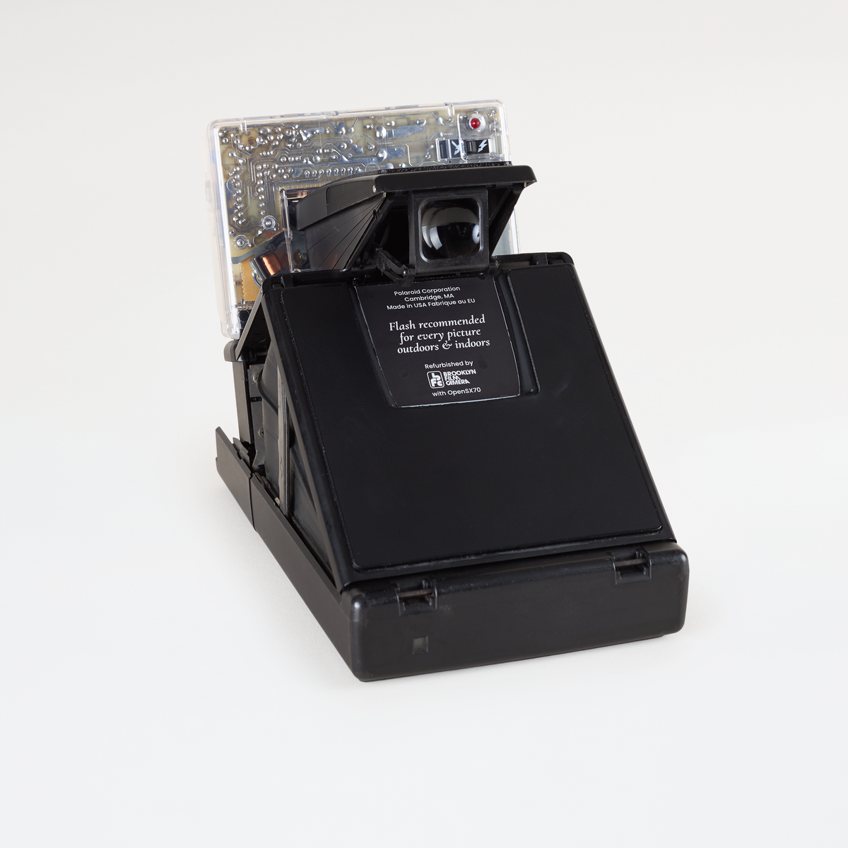 Polaroid SLR 680 Clear Housing, back