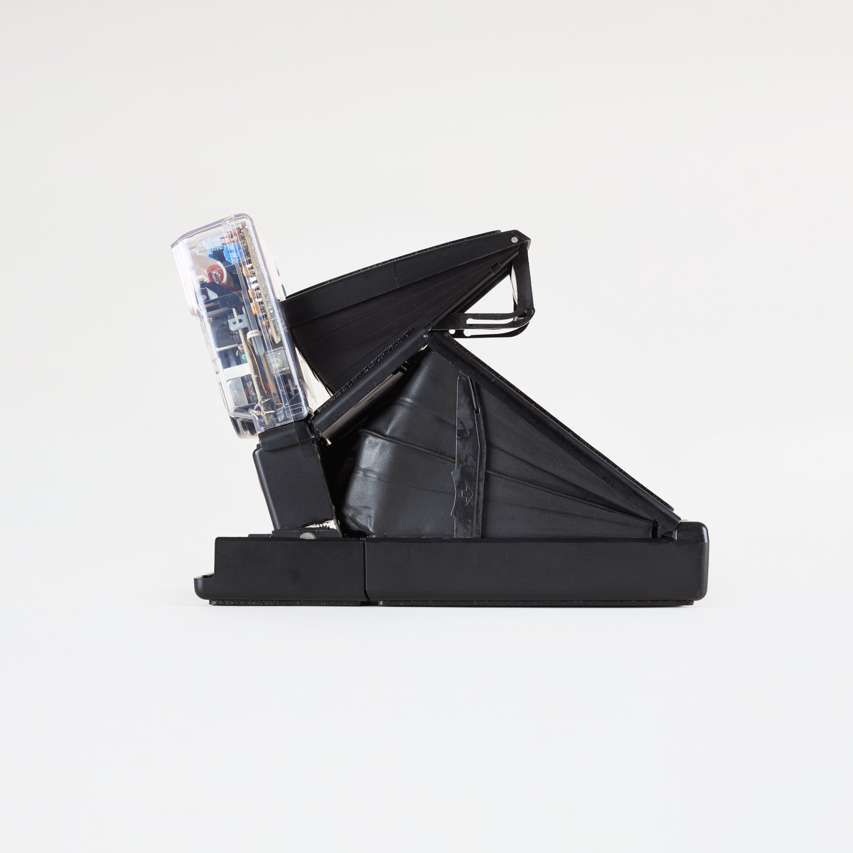 Polaroid SLR 680 Clear Housing, left side