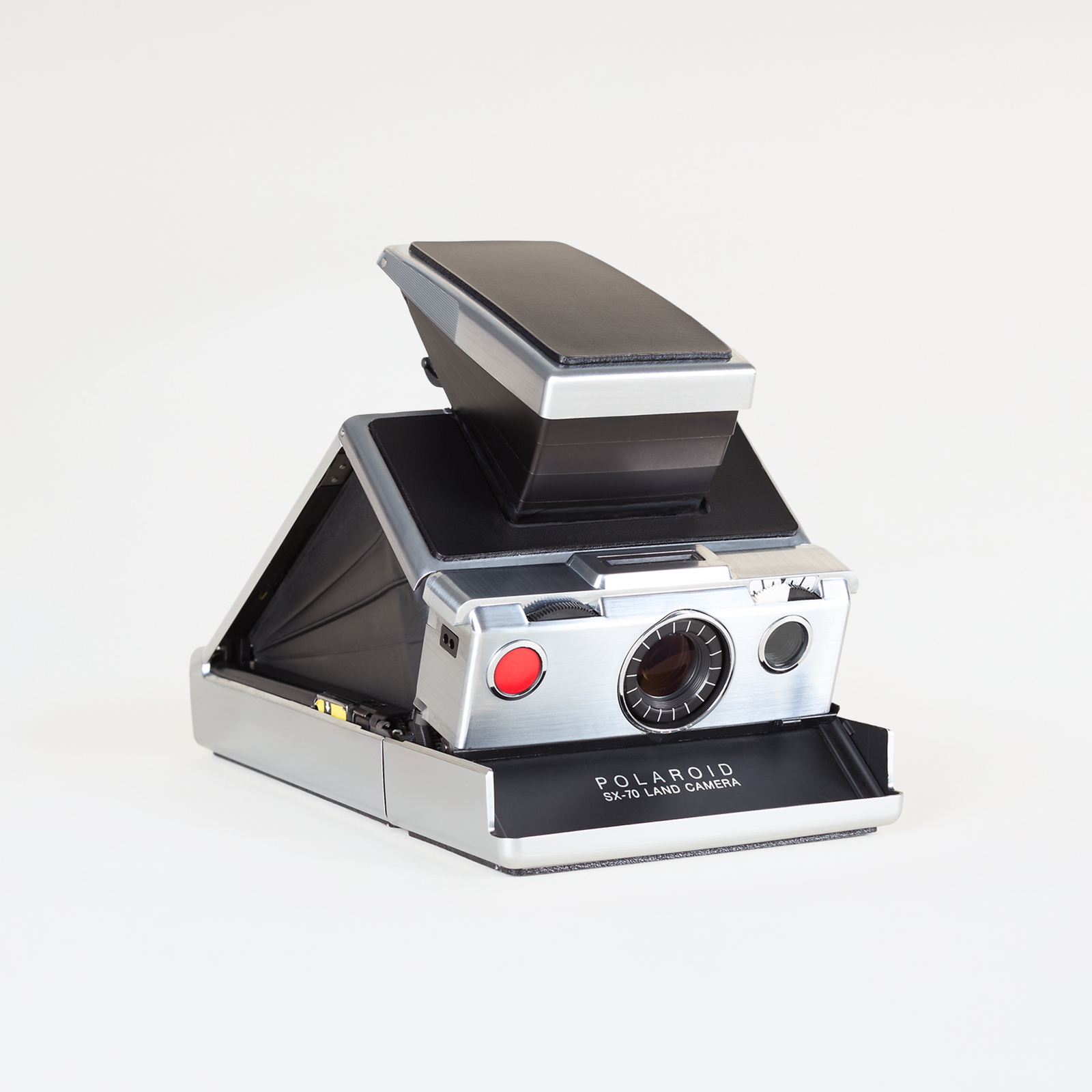 Polaroid SX-70 Original - Black on Chrome