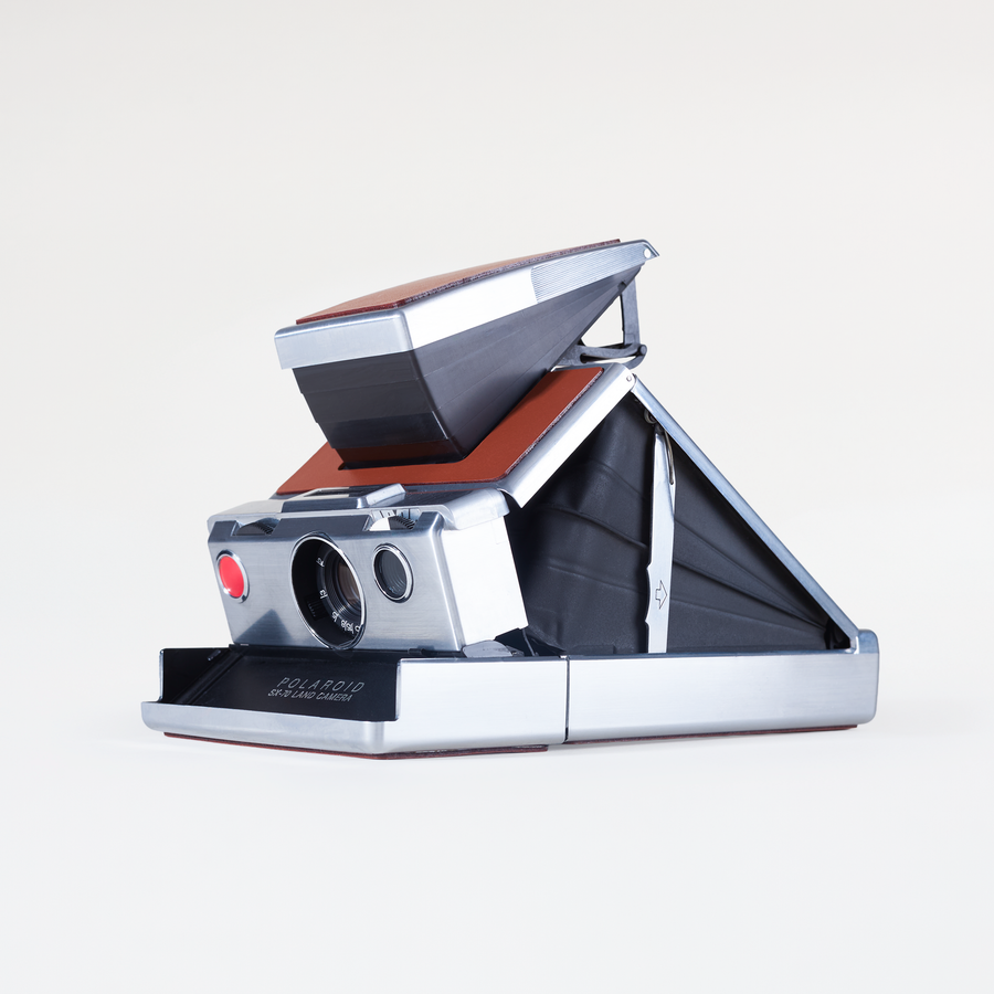 Polaroid SX-70 Original - Tan on Chrome – Brooklyn Film Camera