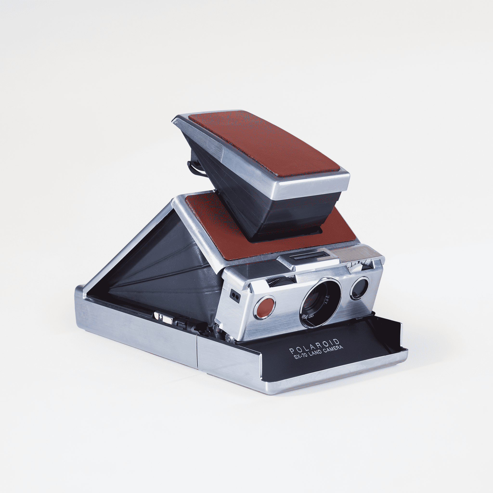 返品保証】 ポラロイド Polaroid SX-70 ブラウン ポラロイドカメラ