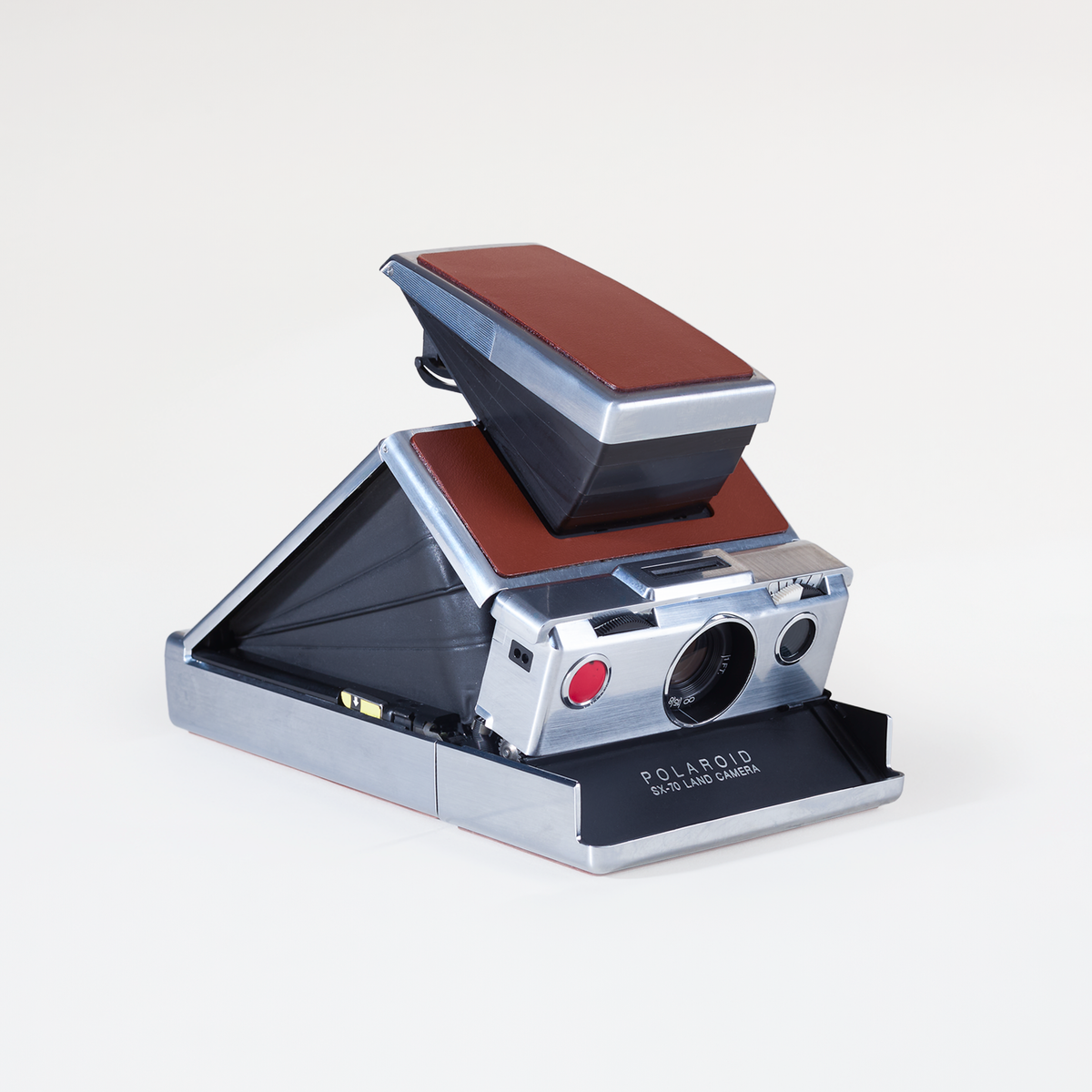 Polaroid SX-70 Original - Tan on Chrome – Brooklyn Film Camera
