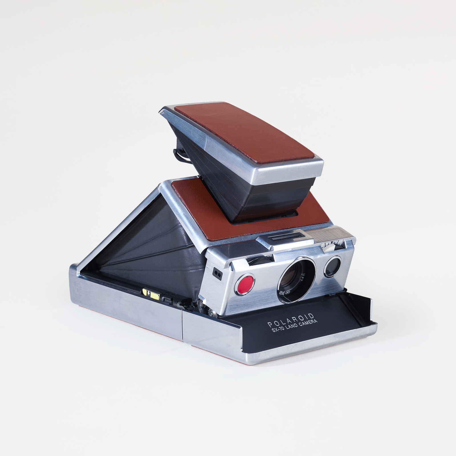 Polaroid SX-70 Original - Tan on Chrome