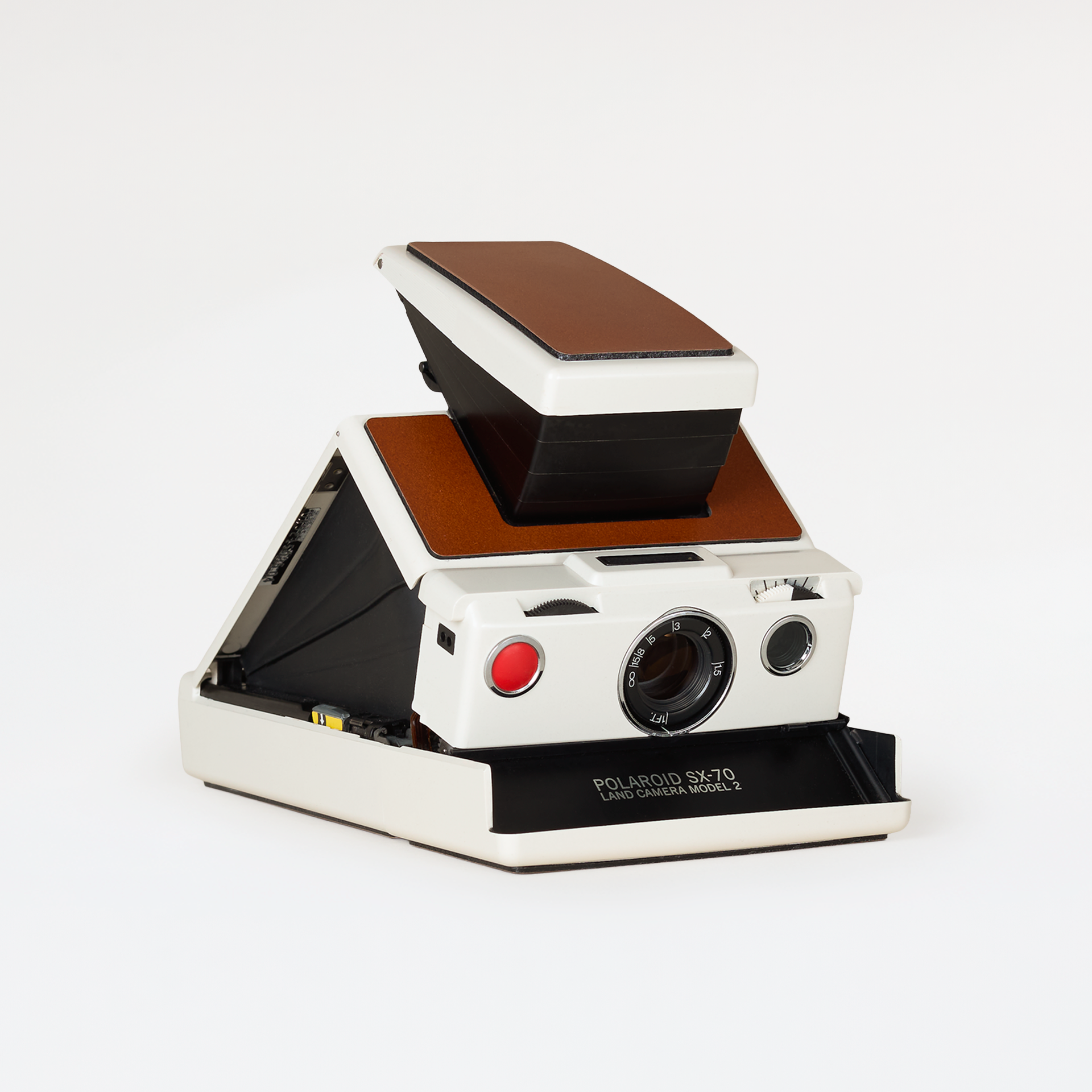 Polaroid SX-70 Model 2 - White Tan – Brooklyn Film Camera