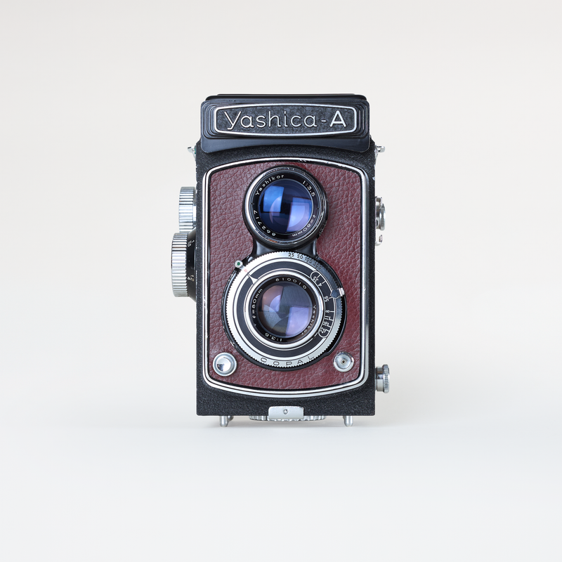 Yashica A Burgandy