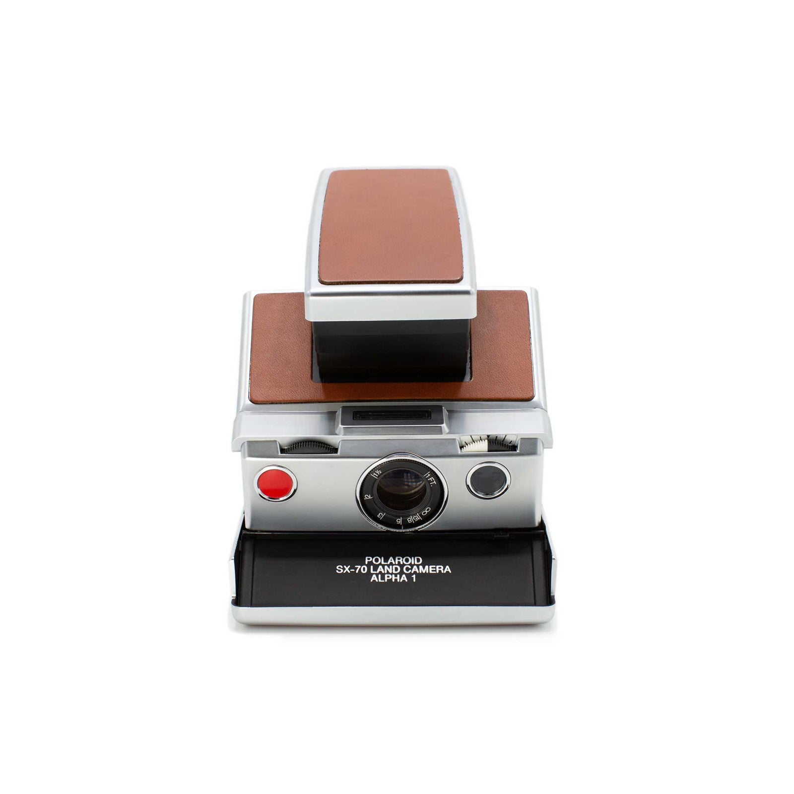 Polaroid SX-70 Alpha 1 - Tan on Chrome