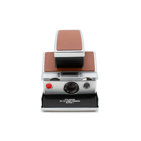 Polaroid SX-70 Alpha 1 - Tan on Chrome